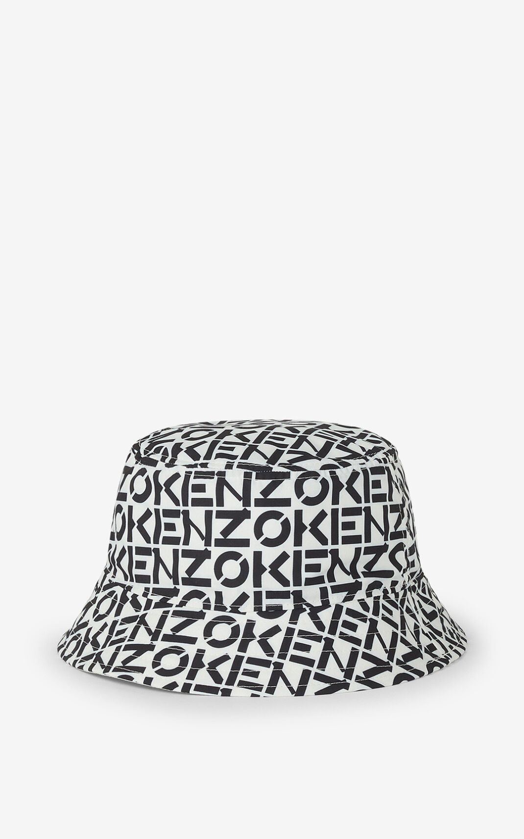 Kenzo Reversible monogram バケットハット メンズ 白 - ACSUQX079